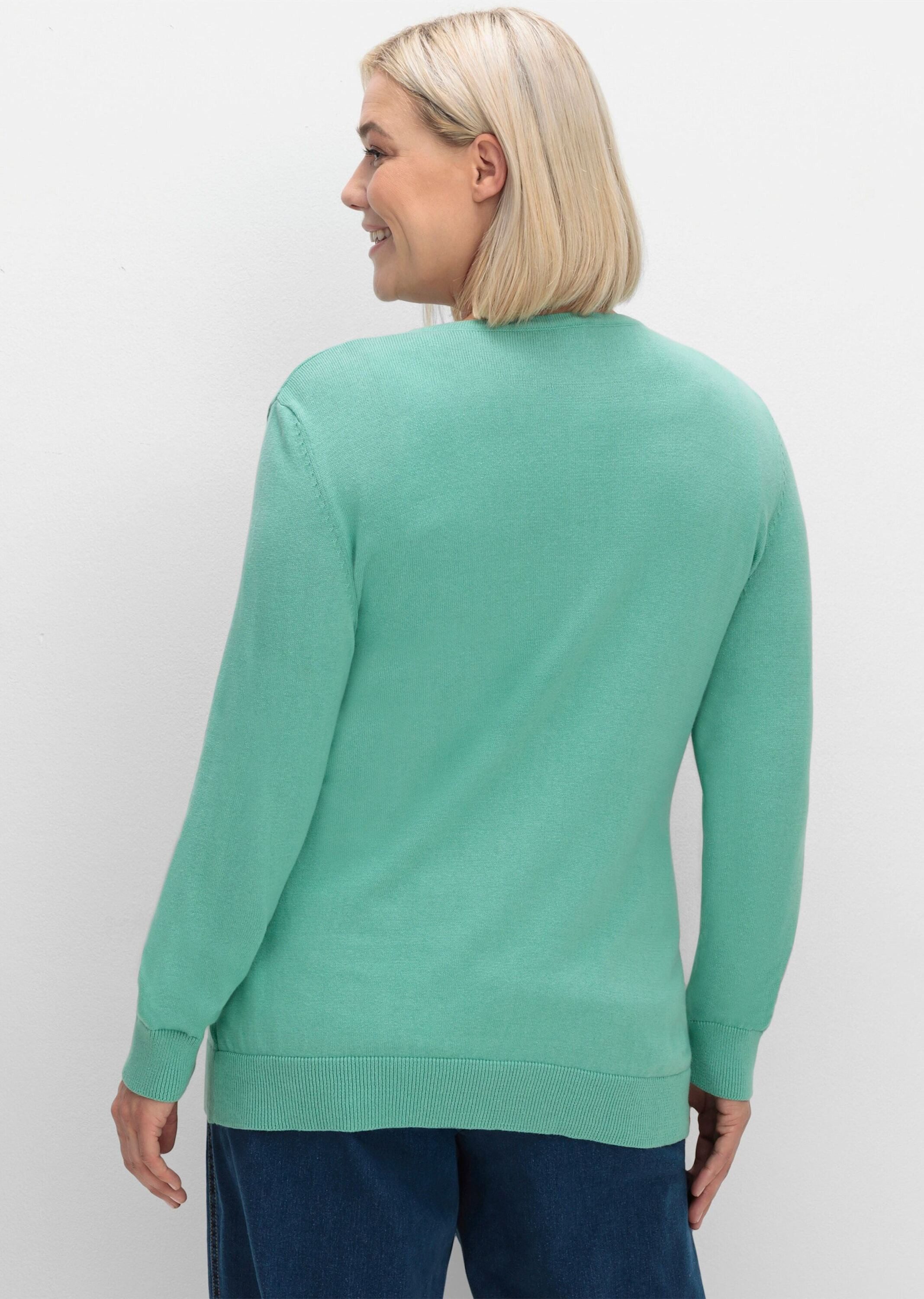 Sieh an! Strickjacke Strickjacke Langarm