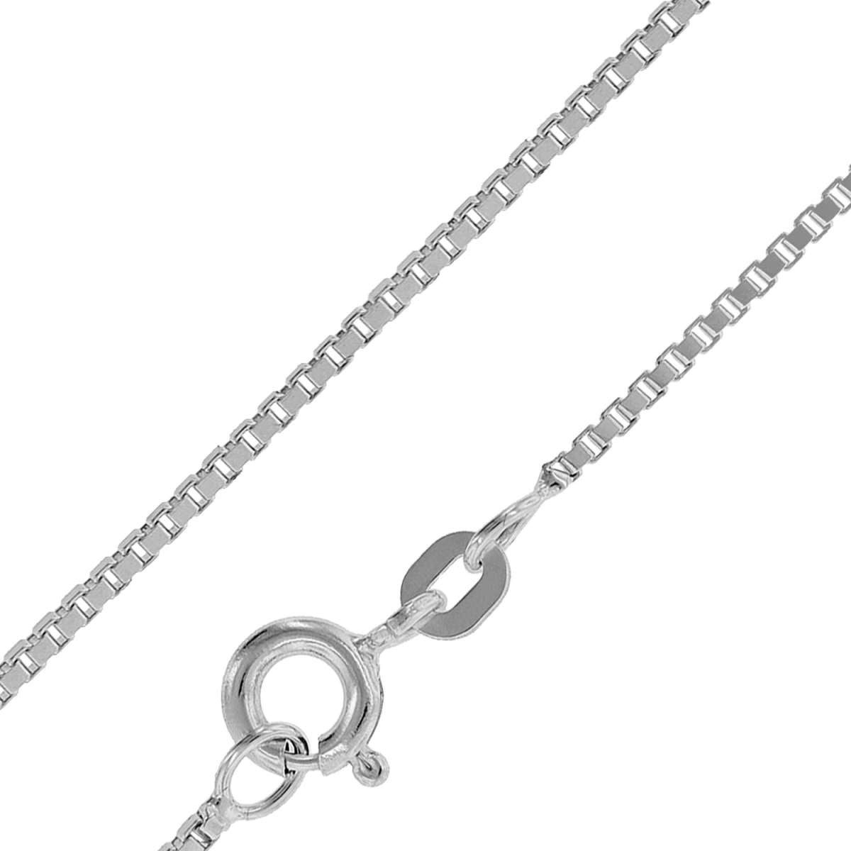 trendor Kette ohne Anhänger 41147, Feine Venezianer 925 Silber 0,9 mm 36-80 cm