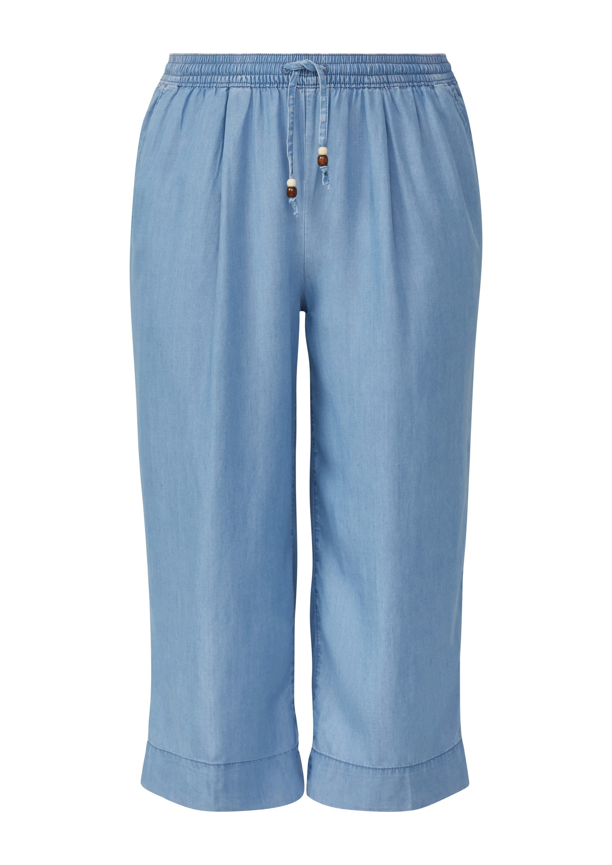 s.Oliver Culotte Jeans-Hose Lyocell-Culotte / Relaxed Fit / Mid Rise / Wide günstig online kaufen