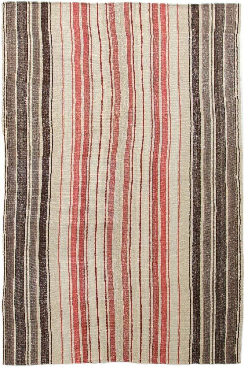 Orientteppich Kelim Fars Antik 158x242 Handgewebter Orientteppich / Perserteppich, Nain Trading, rechteckig, Höhe: 4 mm