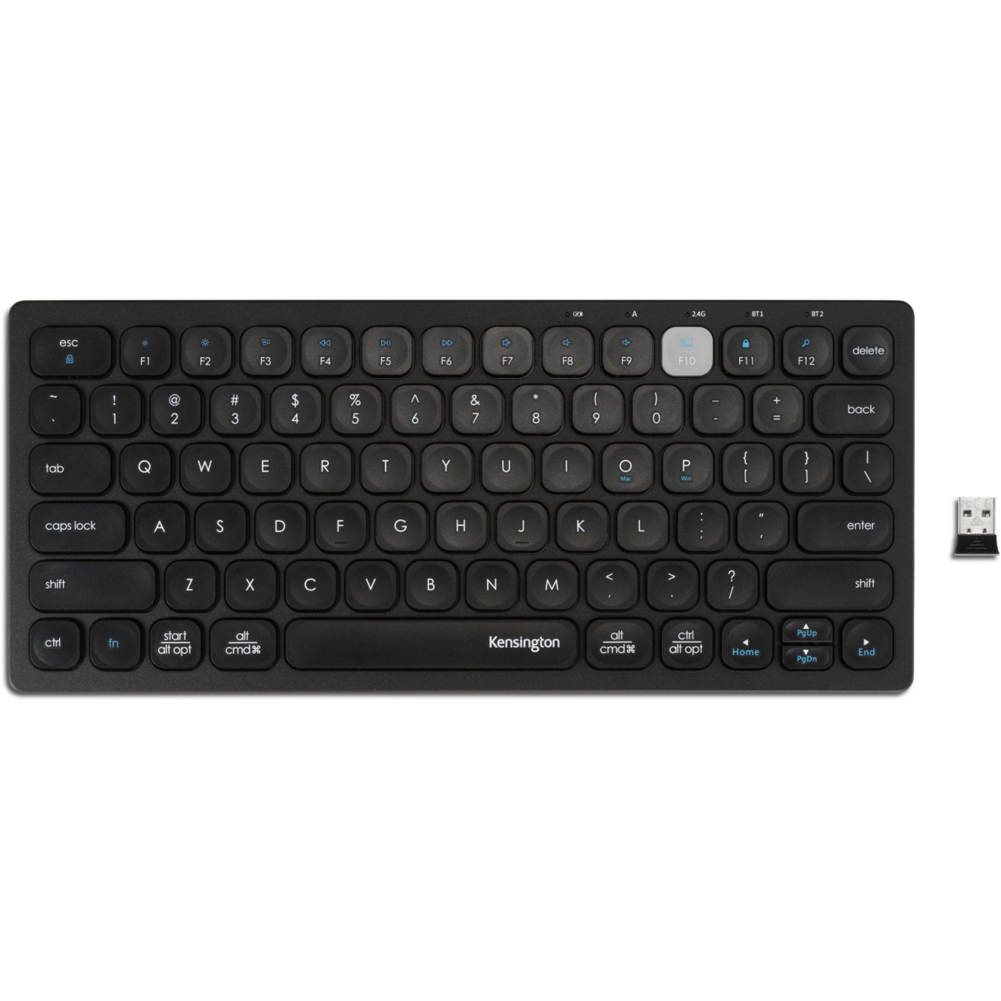 KENSINGTON Kensington Kompakte Multi-Device Dual Wireless Tastatur
