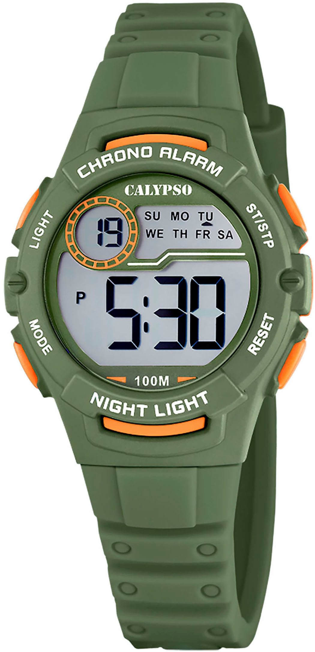 CALYPSO WATCHES Chronograph Junior Collection K5852/4, Kinderuhr, Quarzuhr, Armbanduhr, digital, Datum, Stoppfunktion