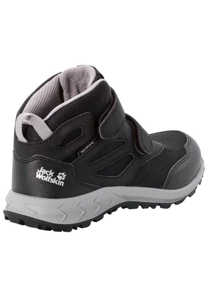 Wolfskin K VC black-grey TEXAPORE Wanderschuh MID WOODLAND Jack