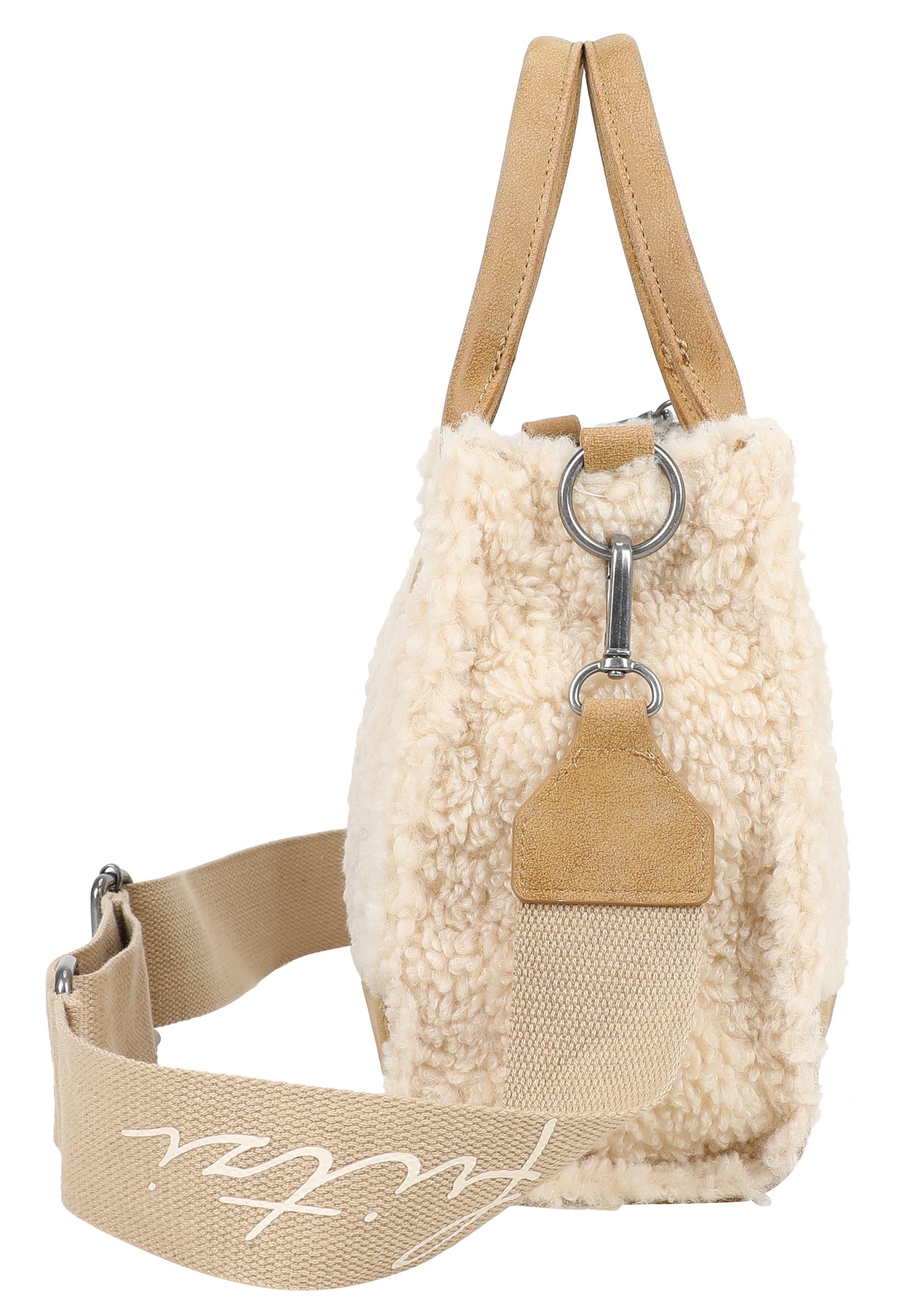 Fritzi aus Preußen Schultertasche Fritzi Square Limited Teddy, mit kuschelig-weicher Oberfläche – Bild 4 von 5