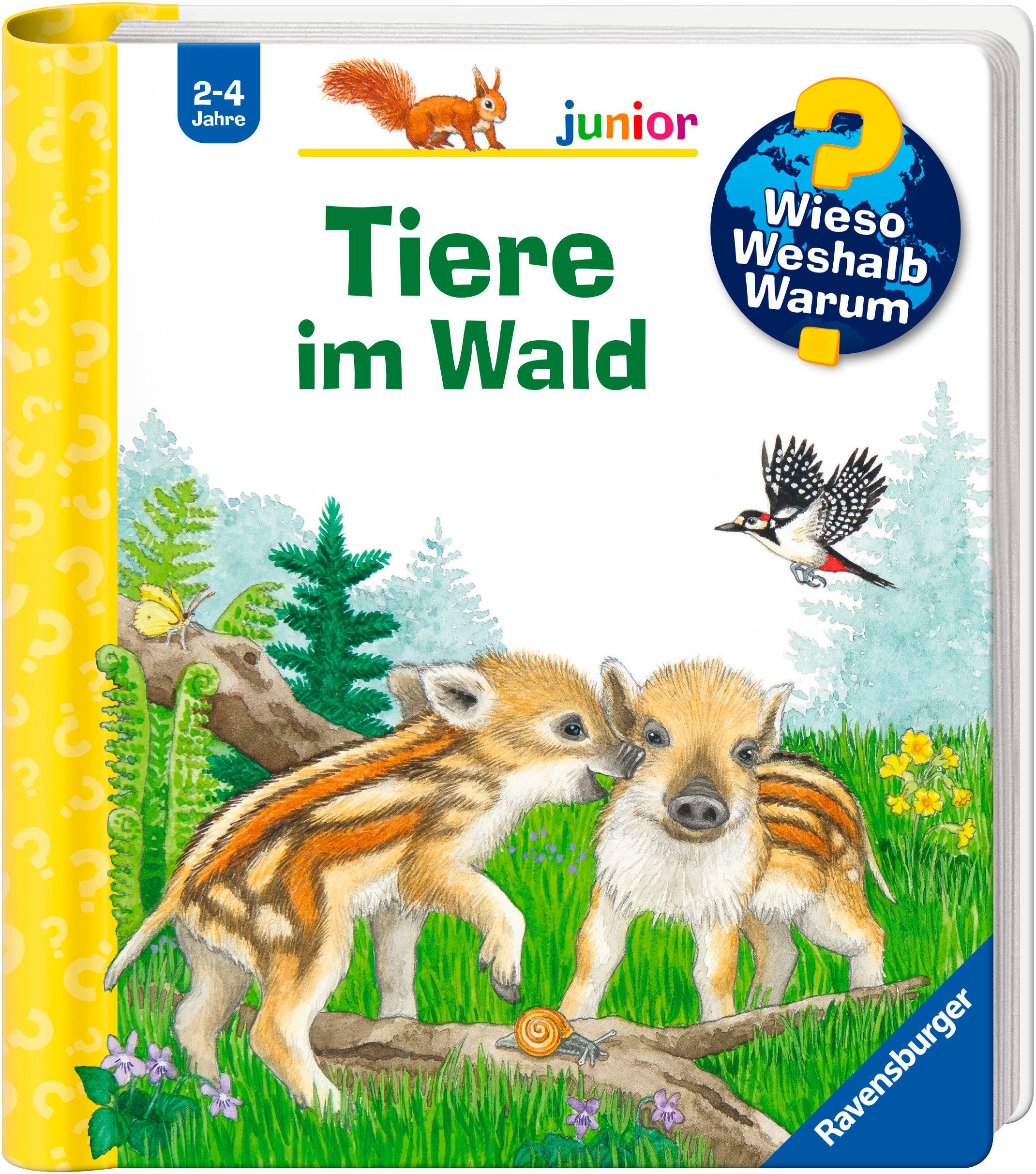 Ravensburger Kinderbuch Wieso? Weshalb? Warum? junior, Band 77 Tiere im Wald, Made in Europe