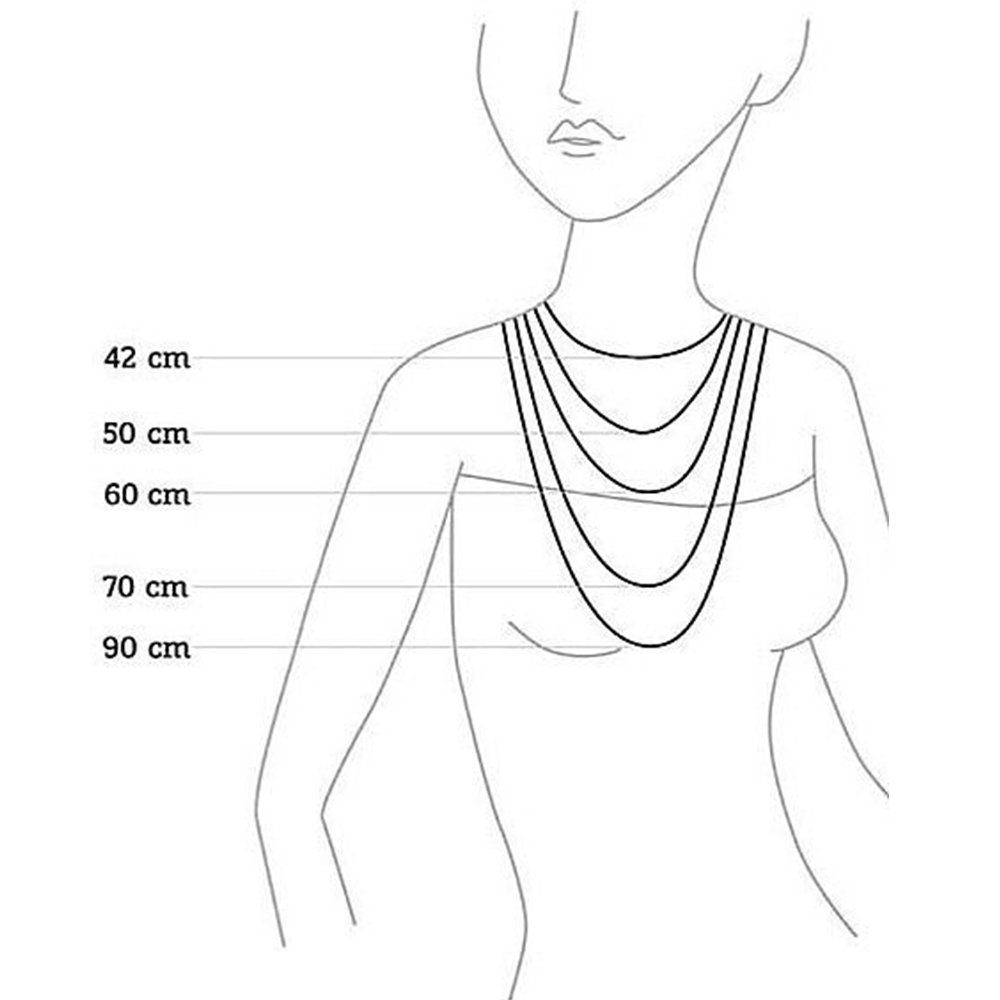 für mit Halskette Invanter Doppellagige Quaste Kreuzimitationsperle und Gliederketten-Set Damen
