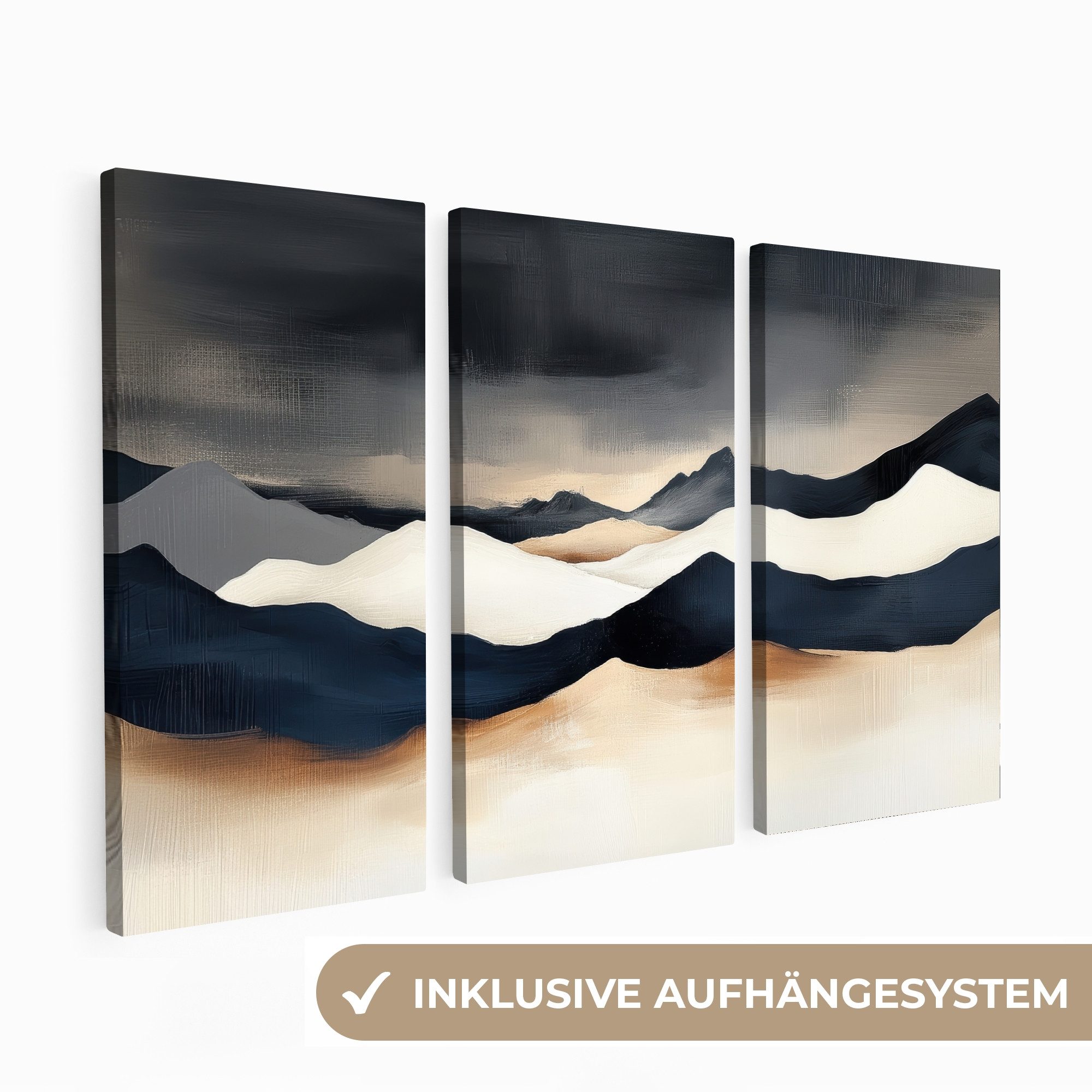 MuchoWow Leinwandbild Landschaft - Abstrakt - günstig online kaufen