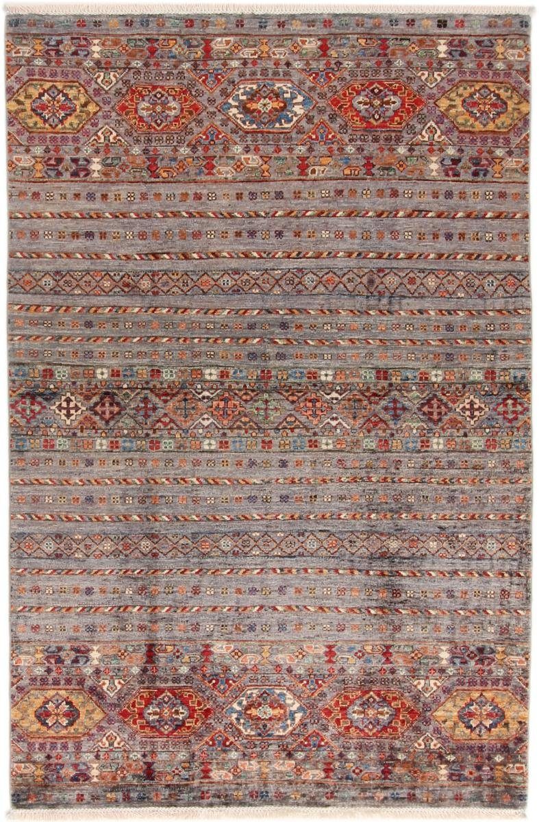 Orientteppich Arijana Shaal 124x191 Handgeknüpfter Orientteppich, Nain Trading, rechteckig, Höhe: 5 mm