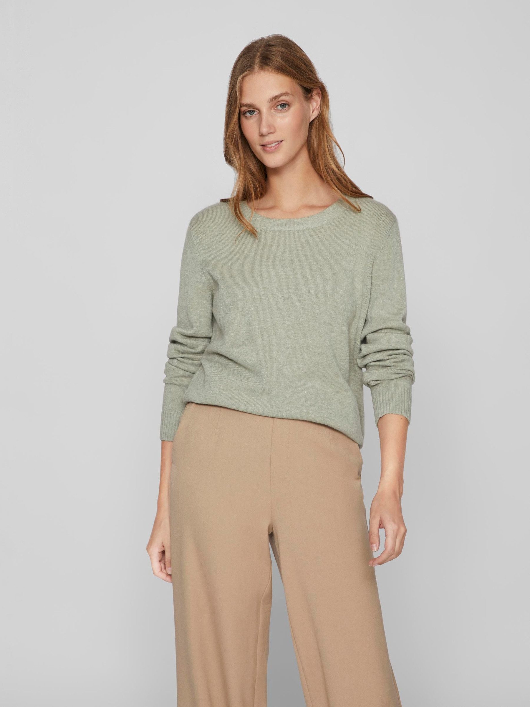 Vila Rundhalspullover VIRIL O-NECK L/S KNIT günstig online kaufen