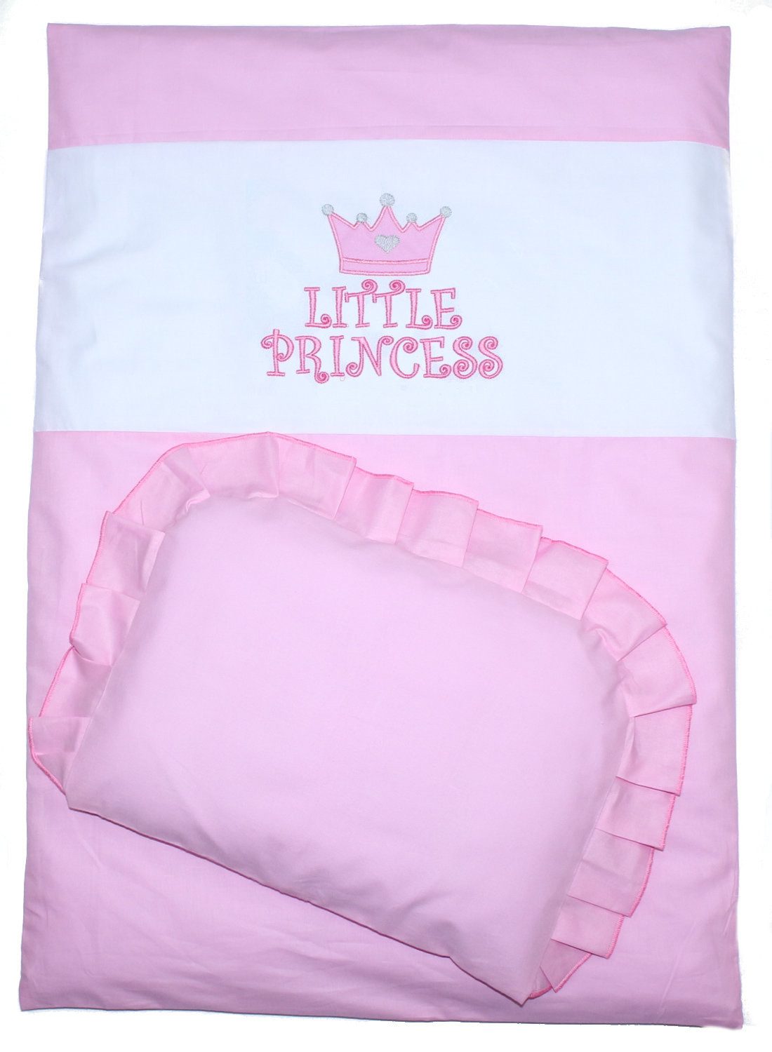 Primawela Babybettwäsche Kinderwagenset Baby Bettwäsche für Kinderwagen Bezüge Decke Kissen, 2 teilig