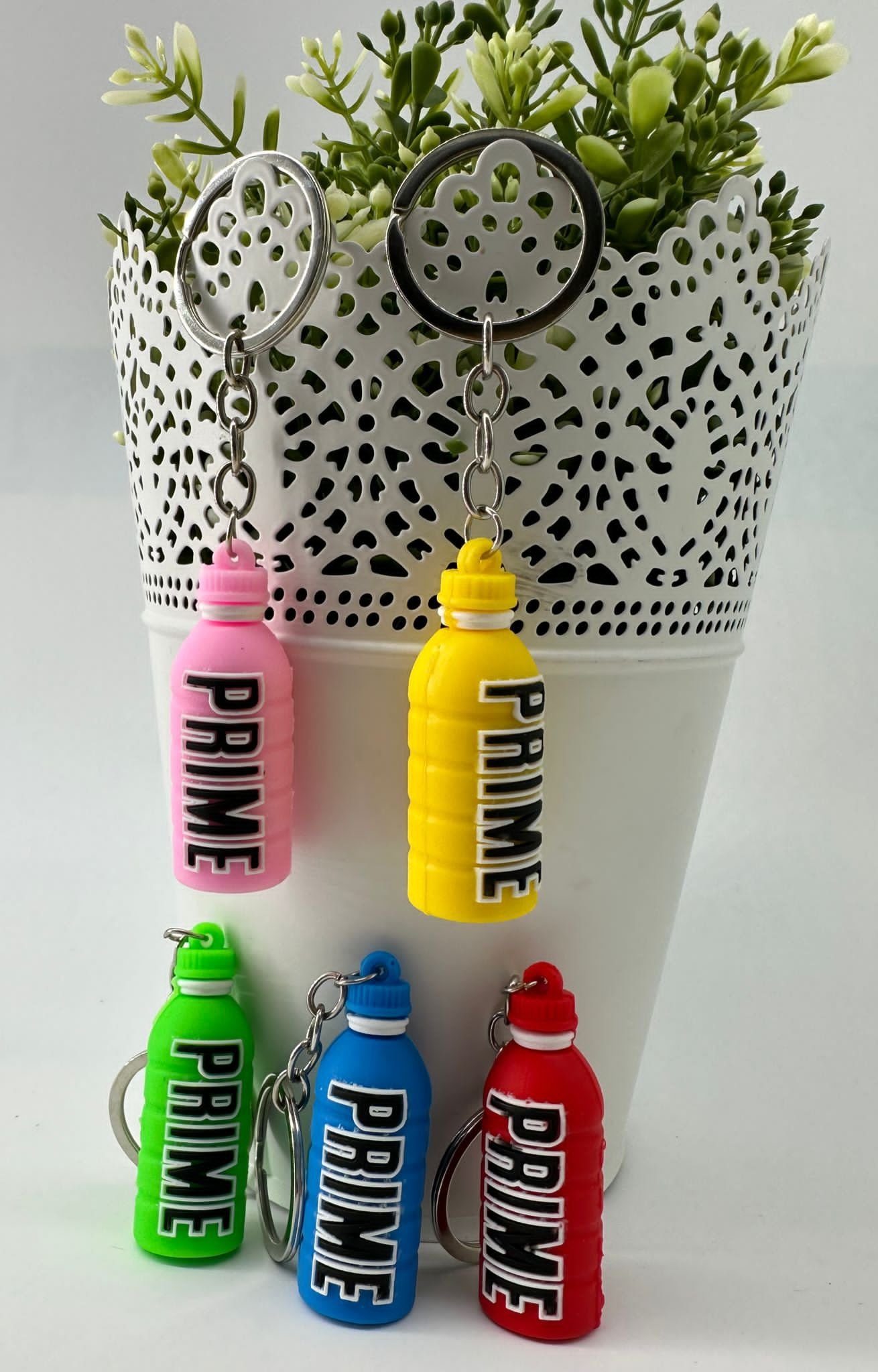 soma Schlüsselanhänger Schlüsselanhänger Kinder Mini Fitness Flasche rosa, Schlüsselanhänger Haustierschlüsselanhänger Geschenk Hund Frau Herren