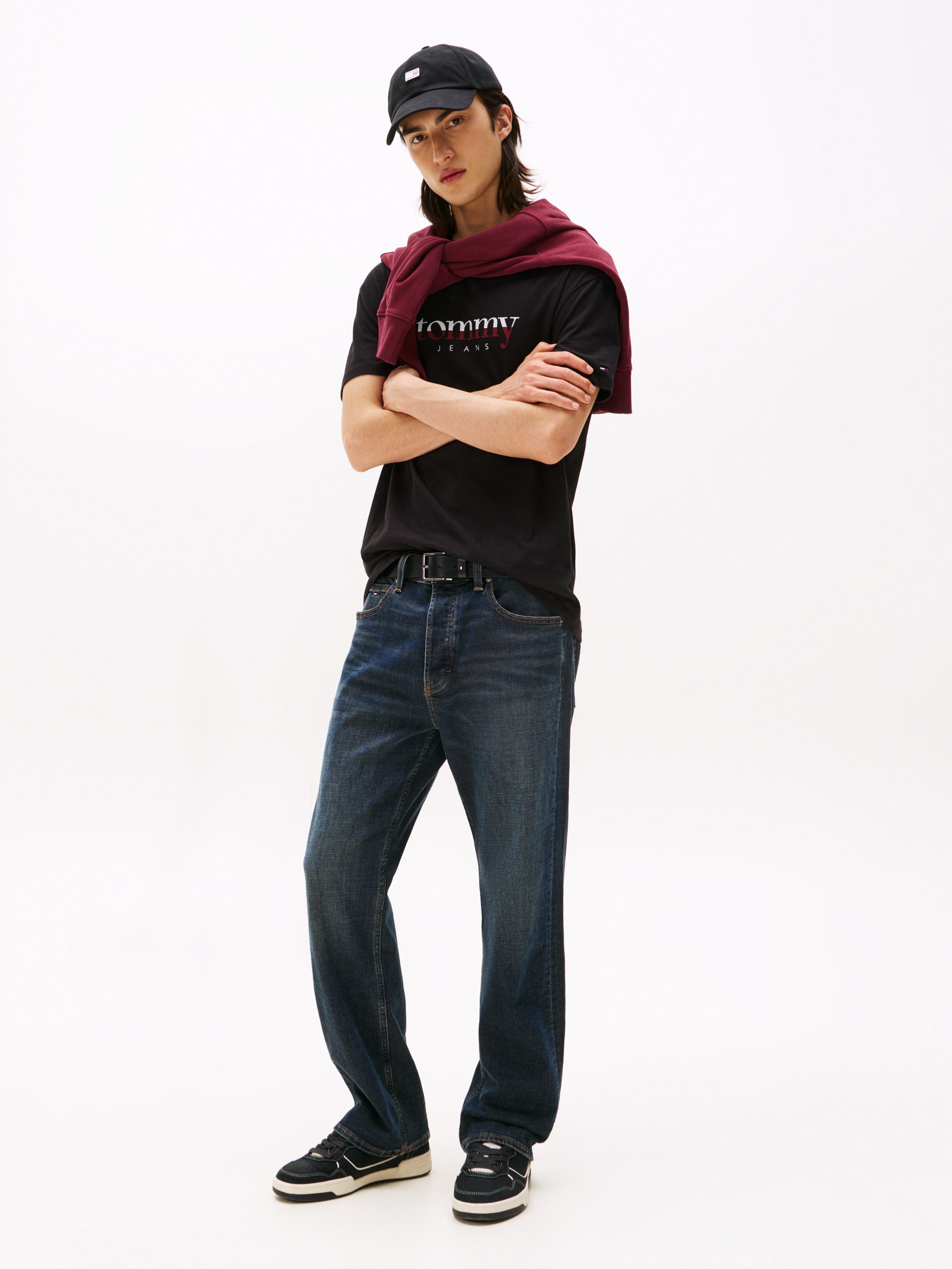 Tommy Jeans T-Shirt aus Jersey mit Logo