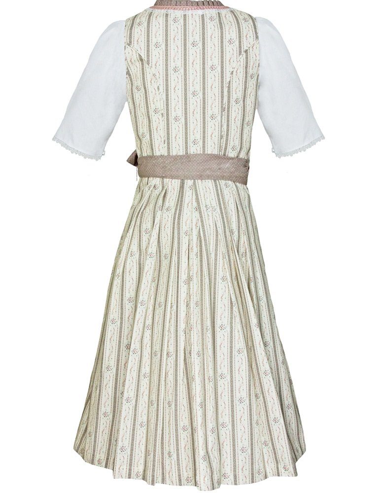 Bergweiss Trachten Dirndl für Kinder "Dorisa" 2235 - Creme / Rosa, 3-tlg. mit Bluse