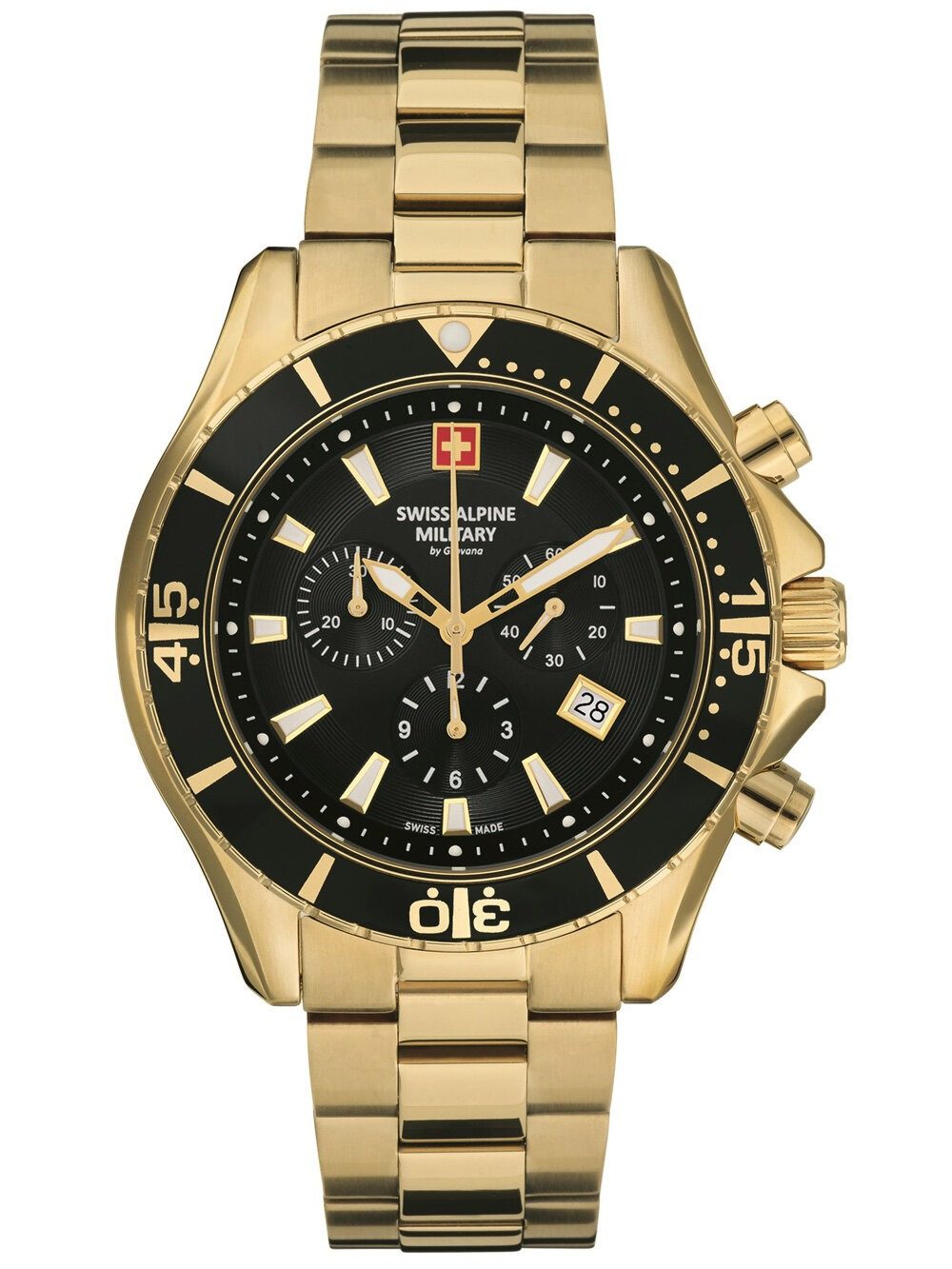 Swiss Alpine Military Chronograph Schweizer Alpen-Militärmodell 7040-9117