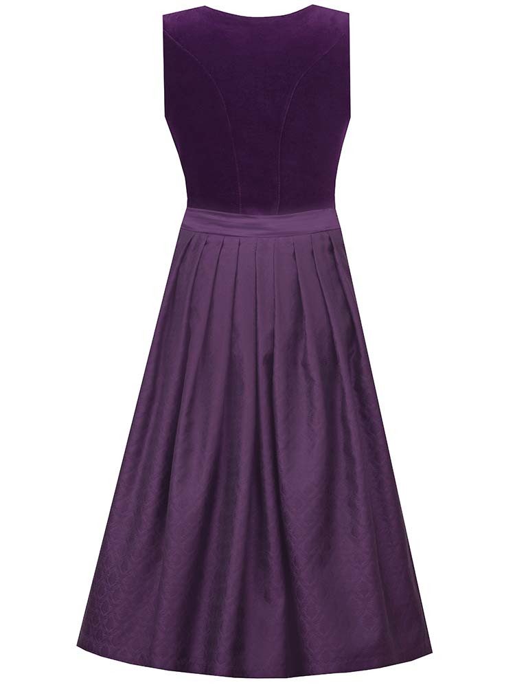 MarJo Dirndl Dirndl Nußdorf 70cm Länge brombeer lila günstig online kaufen