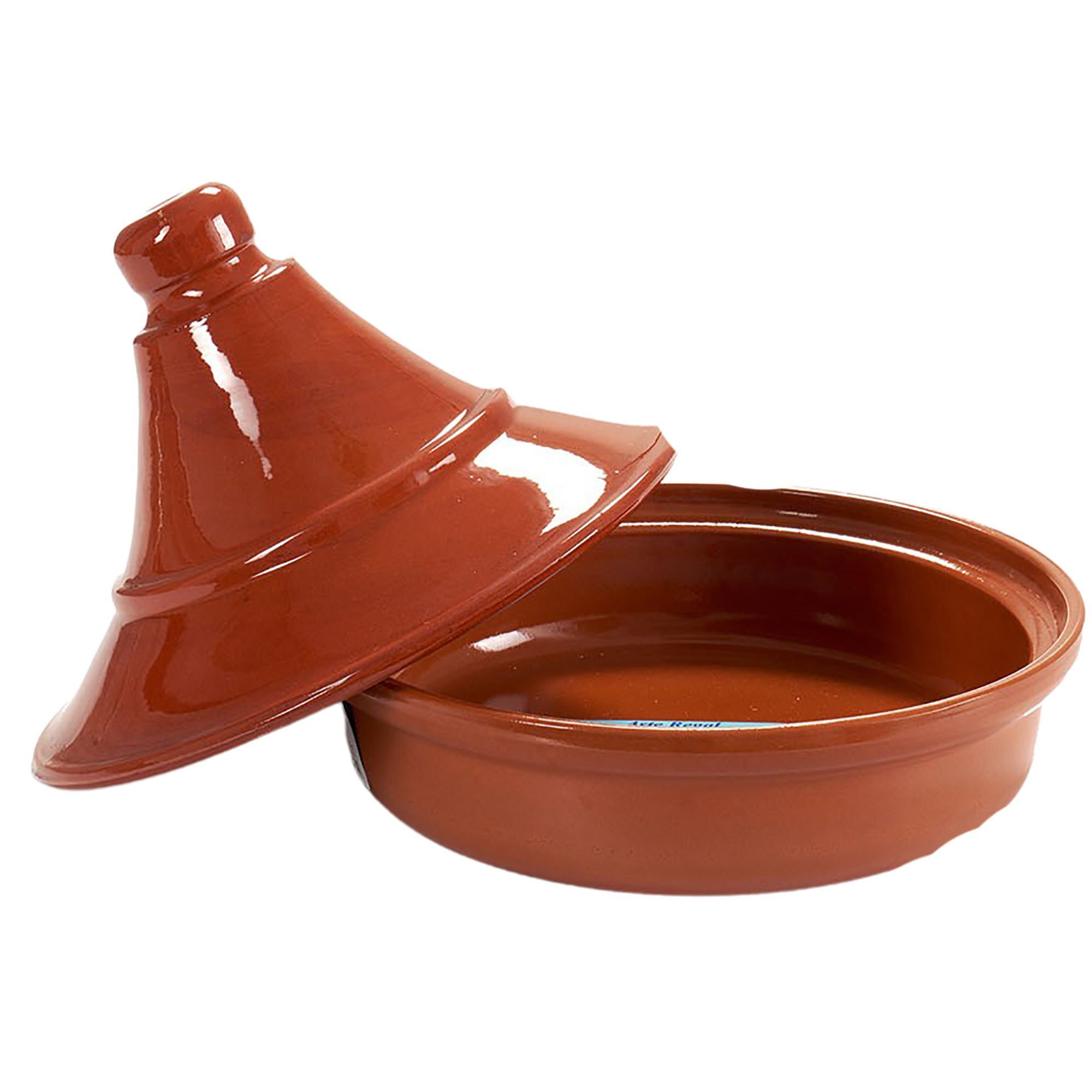 Annastore Dampfgartopf Tajine aus Ton Ø 27 cm für 4-5 Personen - Marokkanische Tagine, Schmortopf
