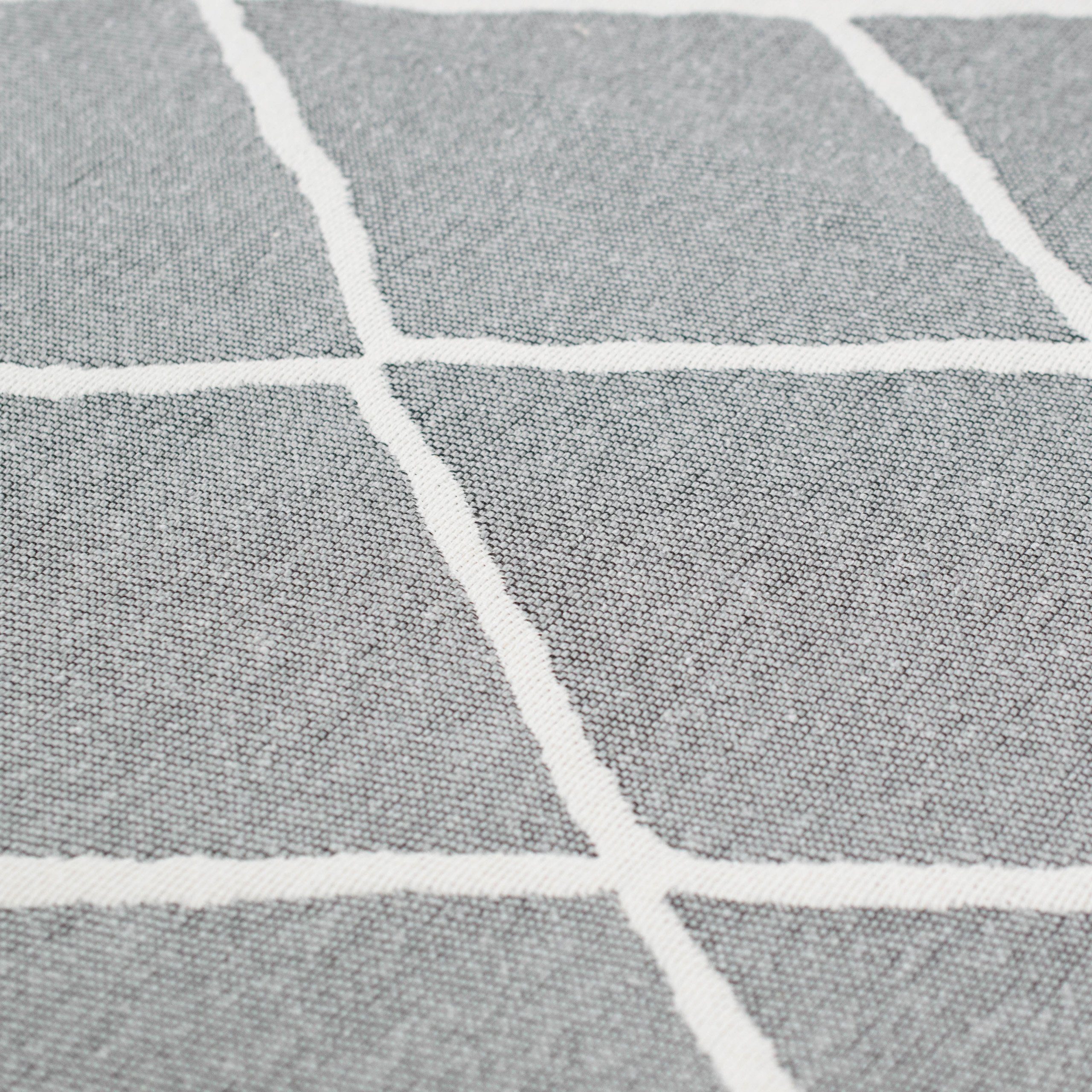 Carpetia Outdoorteppich Wendeteppich mit 2 Rauten Farbdesigns für alle Zimmer, rechteckig, Höhe: 5 mm