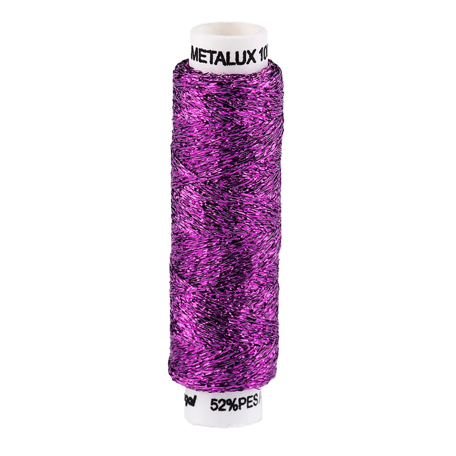 maDDma 100m / 1 Spule Metallgarn Nähgarn metallic Faden Effekt Applikation Nähgarn, 100 m, violett