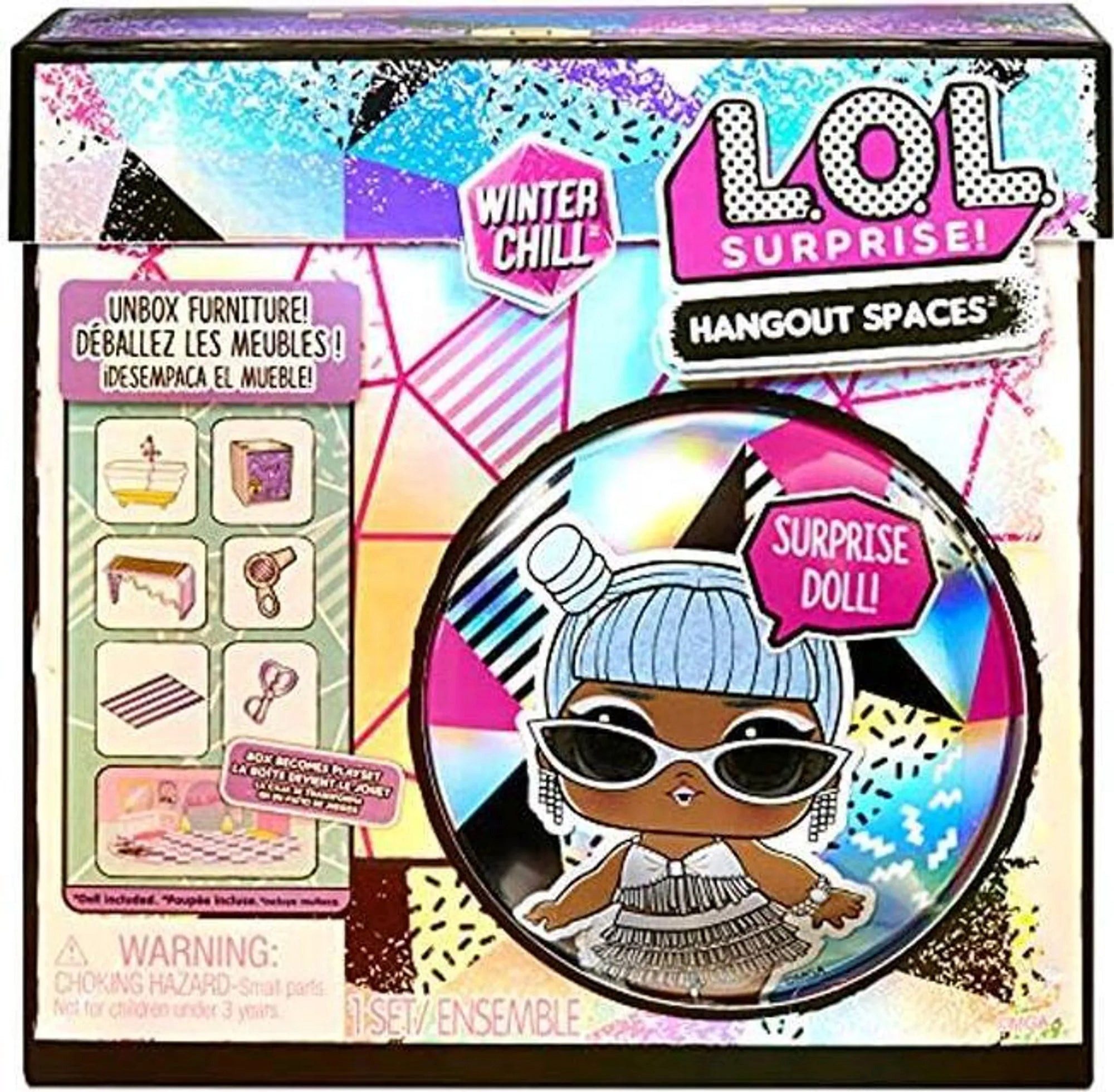 MGA ENTERTAINMENT Spiel MGA LOL Surprise Winter Chill Hangout Spaces Möbel-Spielset