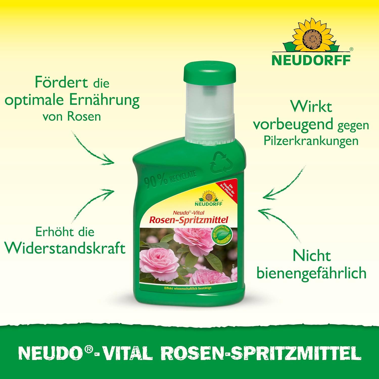 Neudorff Pflanzenstärkungsmittel Neudo-Vital Rosen-Spritzmittel 250 ml günstig online kaufen