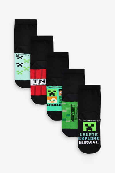 Next Kurzsocken Socken mit hohem Baumwollanteil, 5er-Pack (1-Paar)