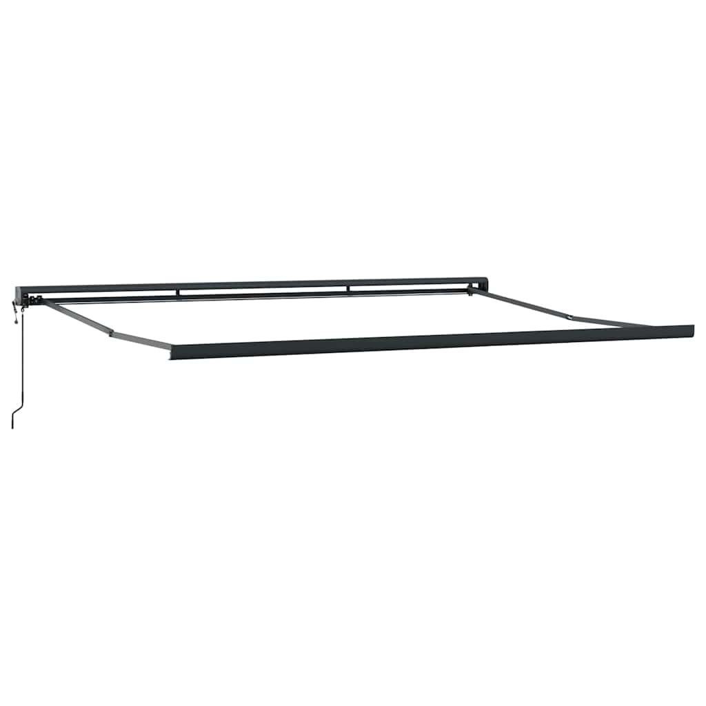 vidaXL Markise Markisenrahmen Anthrazit 500 x 300 cm Aluminium (1-St)