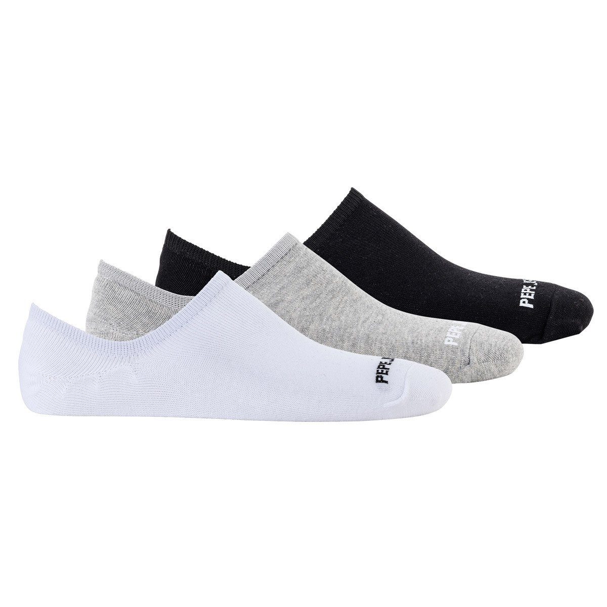 Weri Spezials Herren Sneaker Socken 3er-Pack - Baumwolle, Weicher Feinstrick, Öko-Tex Zertifiziert