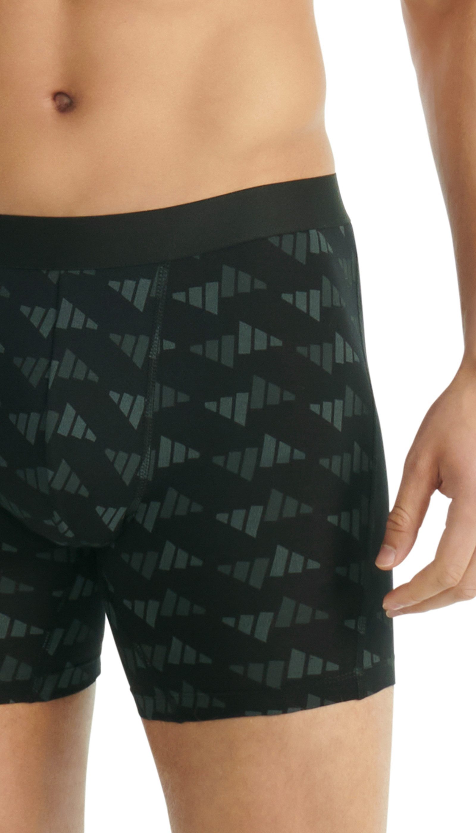adidas Sportswear Boxer Active Flex Cotton (3er Pack) elastisch, Logo-Bund, sportlicher Look, ohne Eingriff