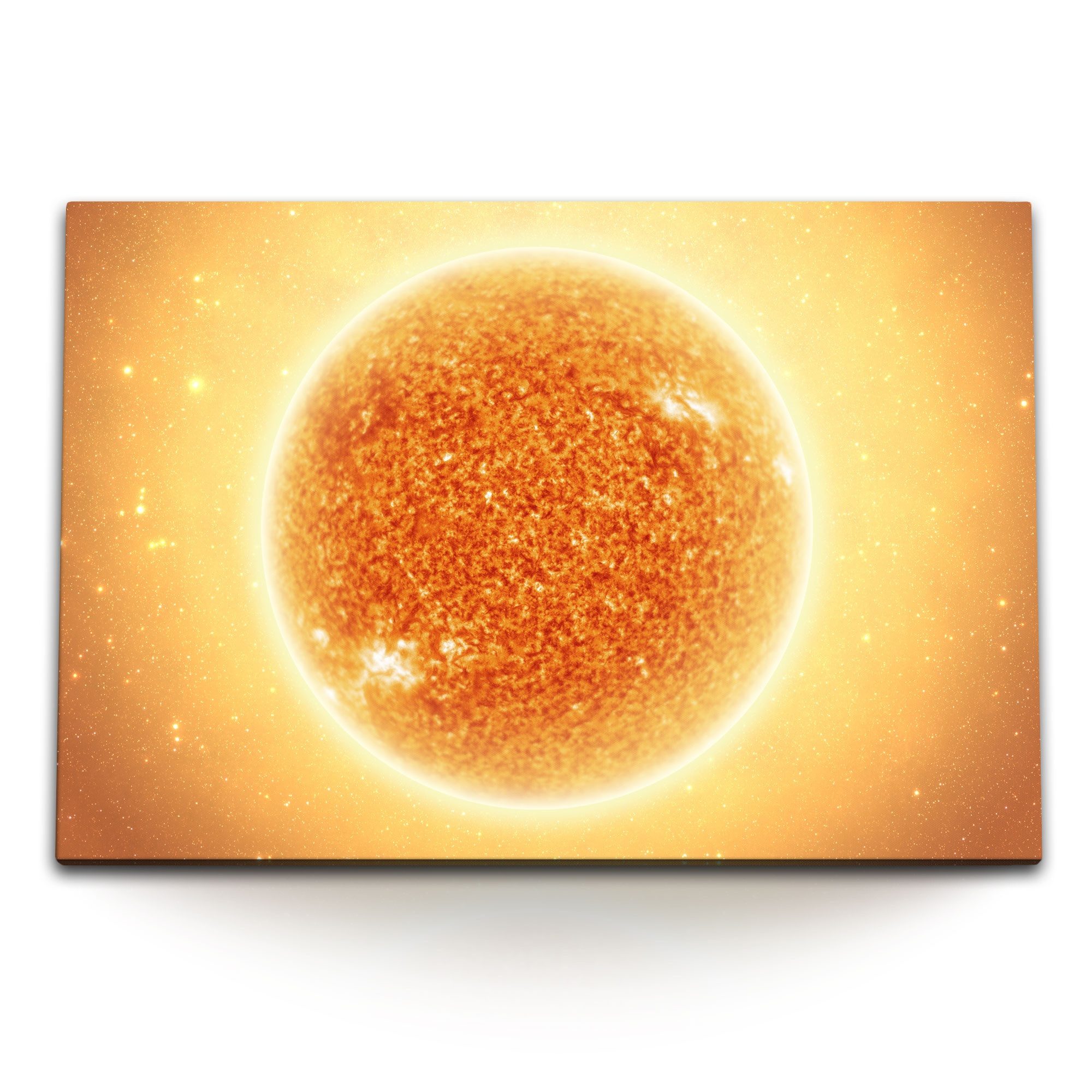 Leinwandbild 120x80cm Wandbild auf Leinwand Sonne Nahaufnahme Weltall Stern Stern R
