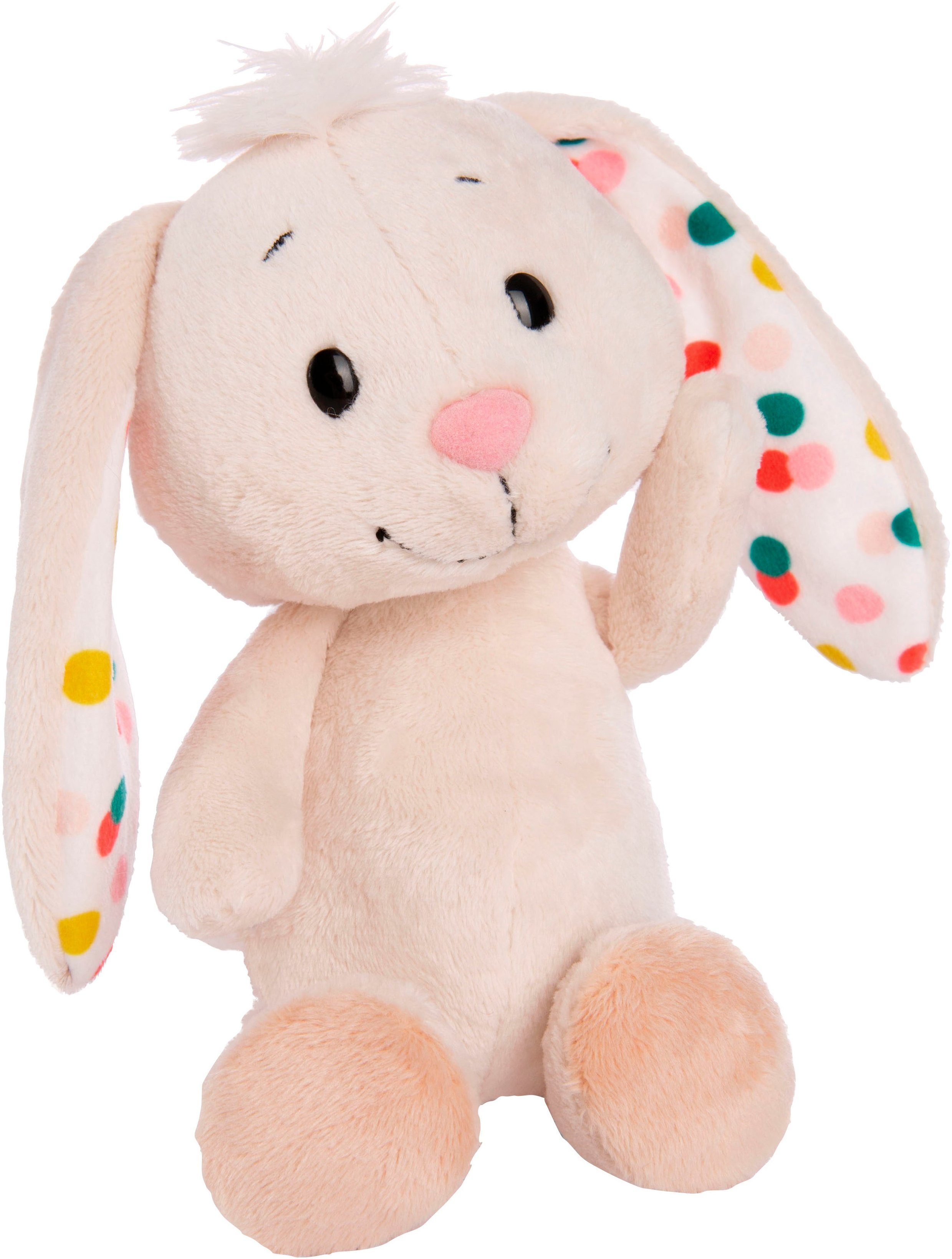 Nici Kuscheltier Spring Rabbits, Hase creme, 20 cm, schlenkernd, enthält recyceltes Material (Global Recycled Standard)