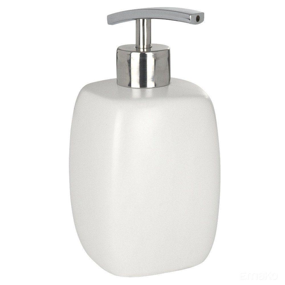 WENKO Seifenspender WENKO,Seifenspender Faro White, Fassungsvermögen,Keramik, (Einzaln)