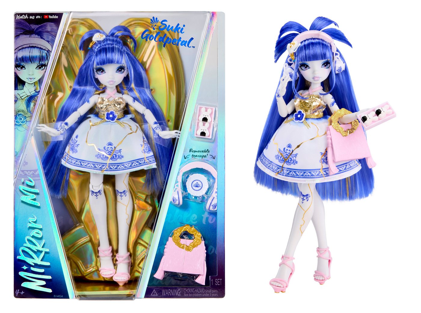 MGA ENTERTAINMENT Anziehpuppe MirrorMi Fashion Doll - Suki Goldpetal (Fragile)