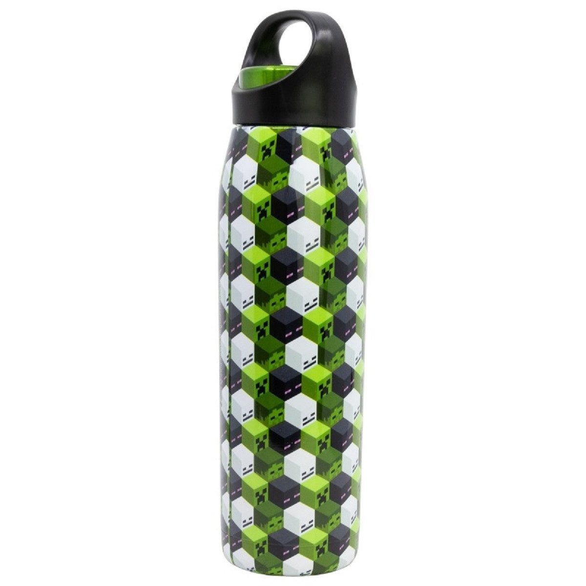Minecraft Trinkflasche Flasche 665 ml aus Edelstahl mit Schraubdeckel