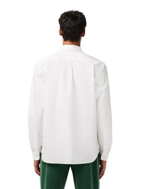 Lacoste Langarmhemd Hemd Langarmhemd mit Button-Down-Kragen und (1-tlg)