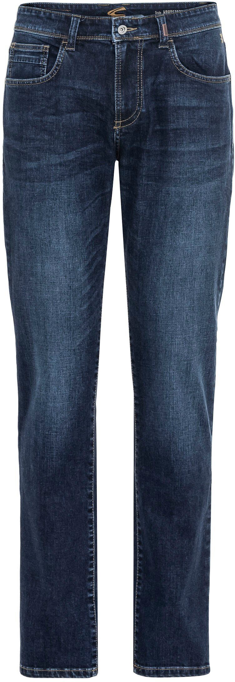 WOODSTOCK dark-stone-blue active camel 5-Pocket-Jeans