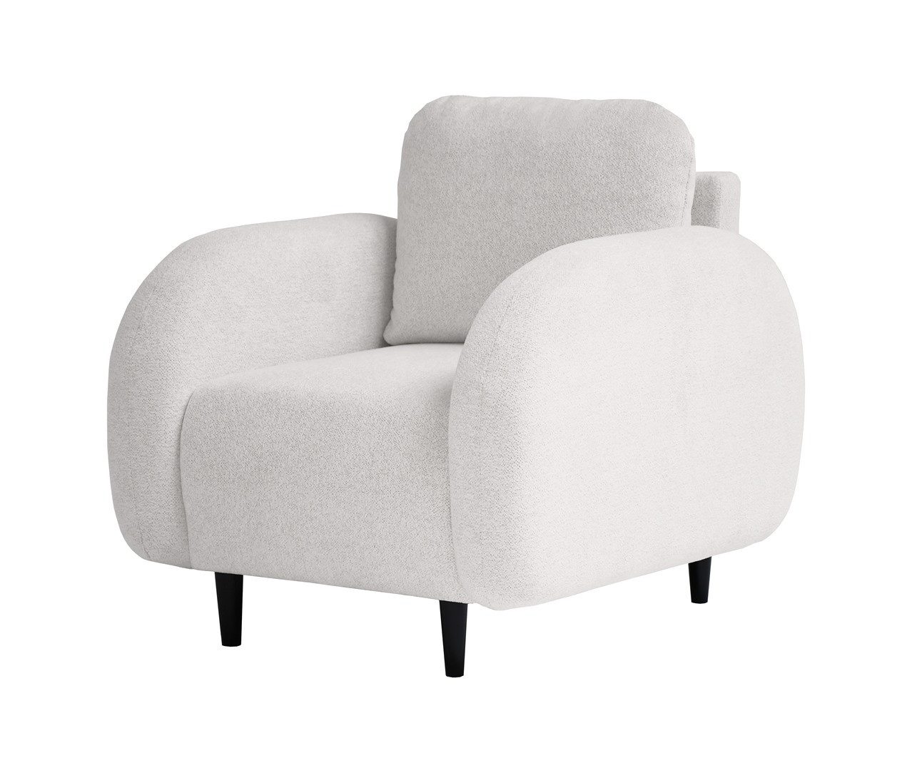 Beautysofa Sessel OPTIMO, Kunststoffbeine in schwarzer günstig online kaufen
