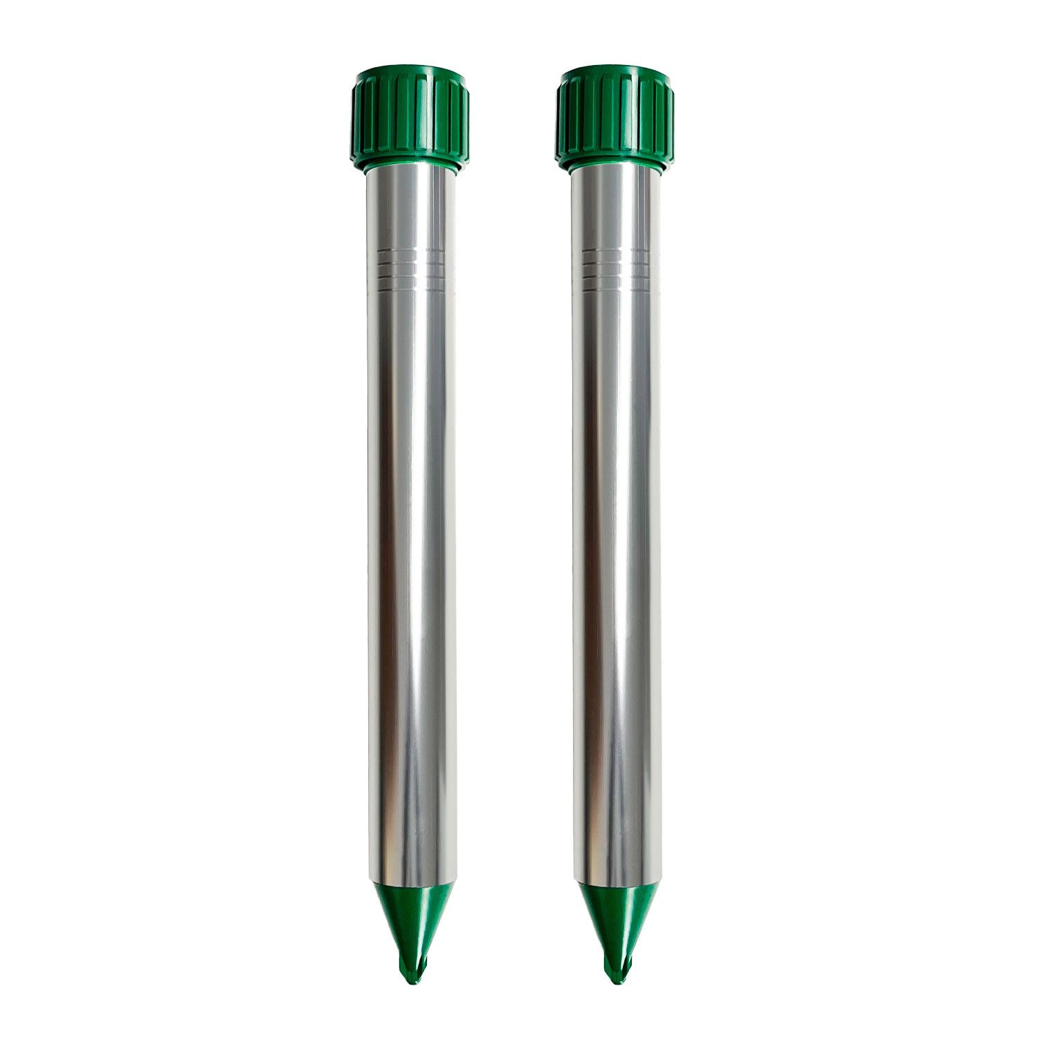 Silva Haus & Garten Ultraschall-Tierabwehr Maulwurf Vertreiber und Wühlmausschreck - Effektive Maulwurfabwehr, Packung 2-tlg.