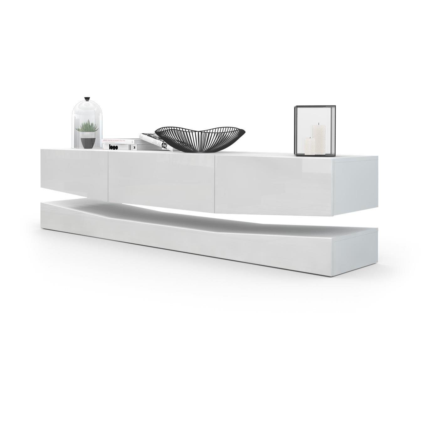 Vladon Lowboard City (TV-Kommode mit Sockelelement, günstig online kaufen