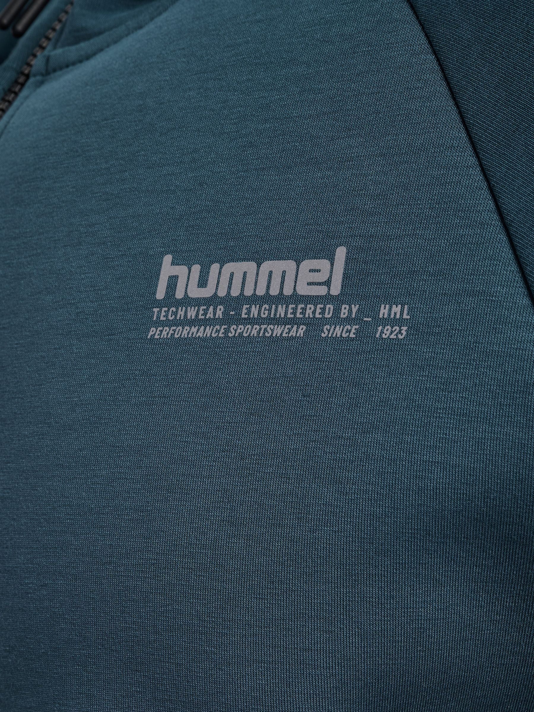 hummel Hoodie Stylischer Begleiter: Komfort für jedes Training für Herren (1-tlg) Normal Fit Stehkragen Langarm Einfarbig wärmend Casual-Style