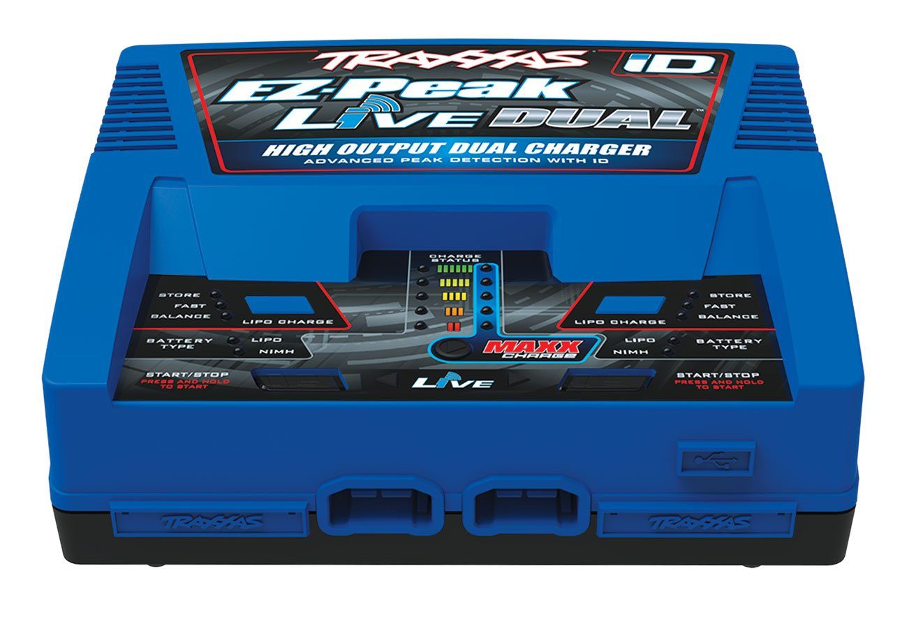 Traxxas RC-Buggy Traxxas Akku- und Ladegerät-Komplettset mit 2x 6700mAh LiPo-Akkus