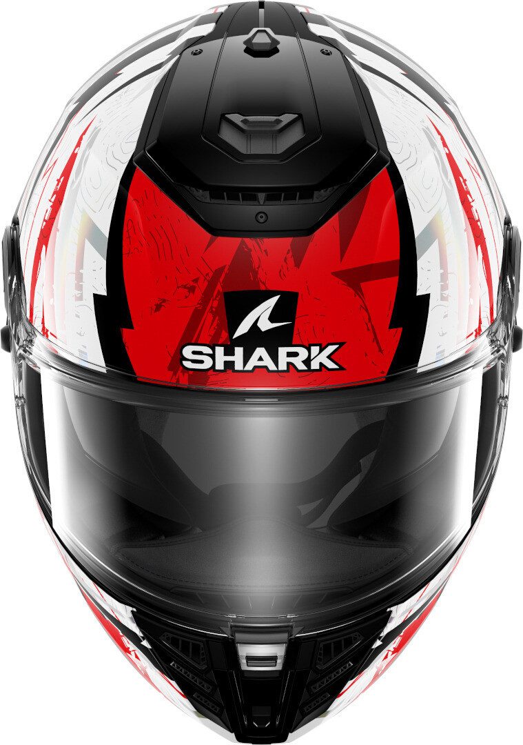 SHARK HELMETS Motorradhelm SHARK SPARTAN RS HIBLOT KRU, Black Red Chrome, Gr. M