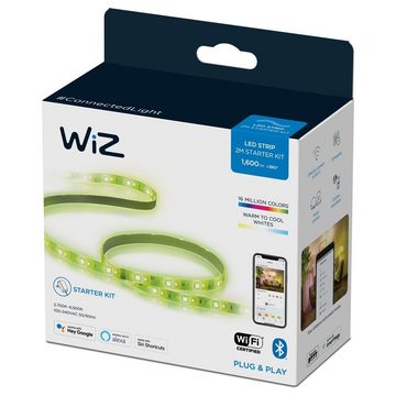 WiZ LED Stripe LED Lightstrip Starterset in Weiß 20W 1600lm, 1-flammig, LED Streifen