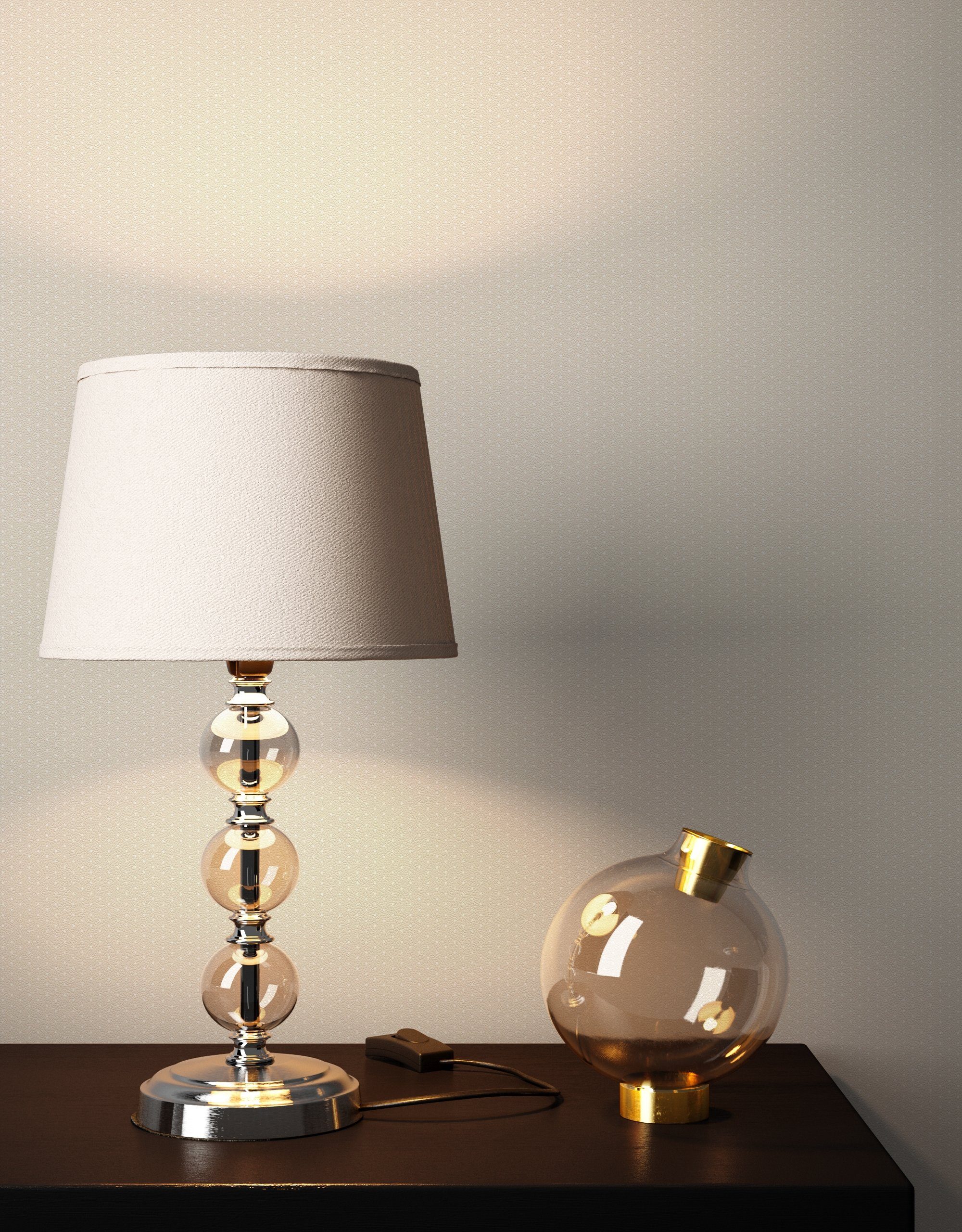 Newroom Vliestapete, Beige Tapete Landhaus Punkte günstig online kaufen