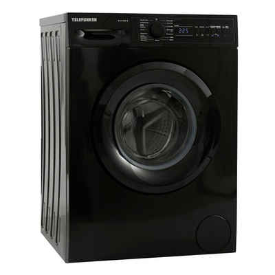 Telefunken Waschmaschine W-9-1400-B, 9 kg, 1400 U/min, Mit LED Display, Mengenautomatik, AutoDose & Inverter Motor