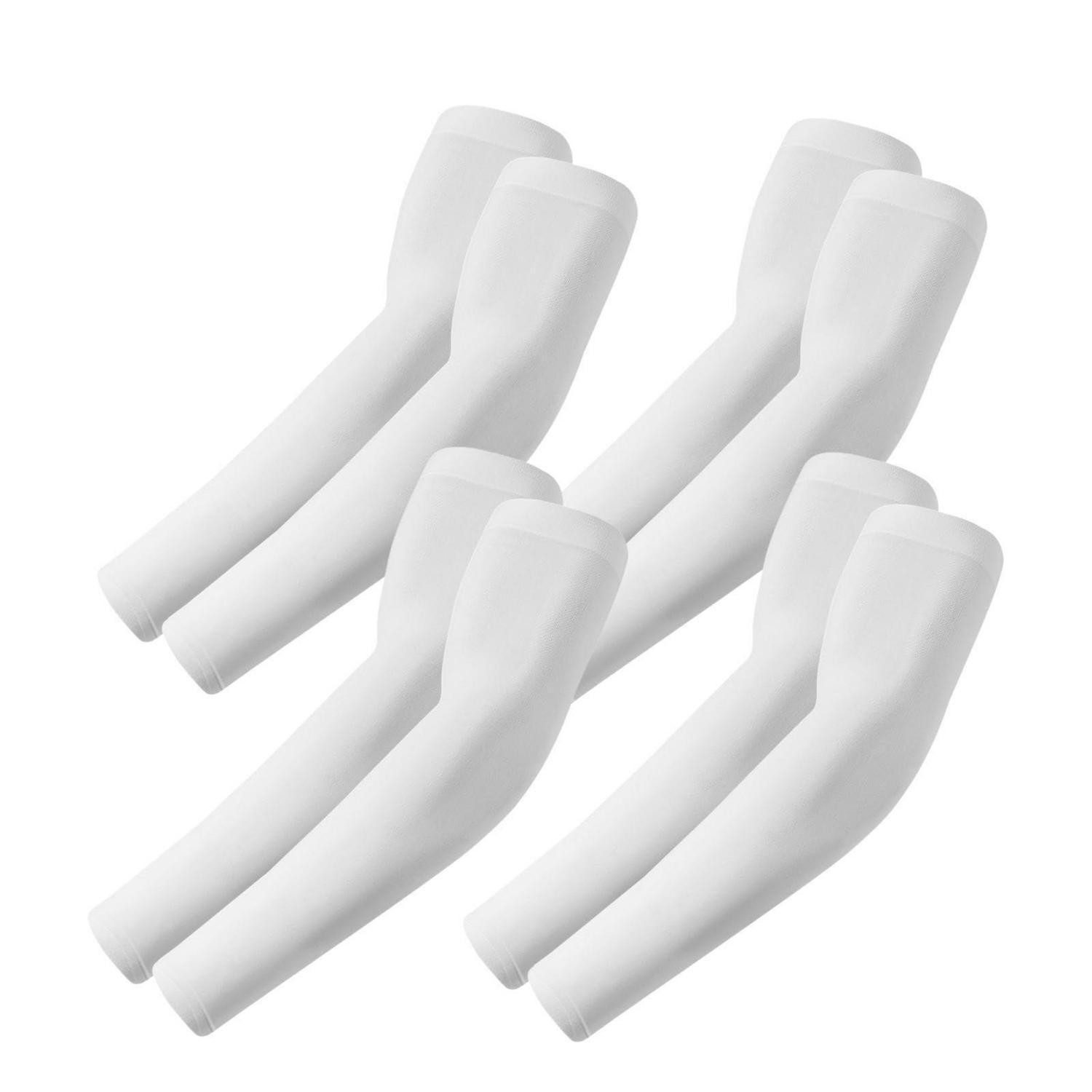 LuxusKollektion Armstulpen Armstulpen UV-Schutz 4 Weiß
