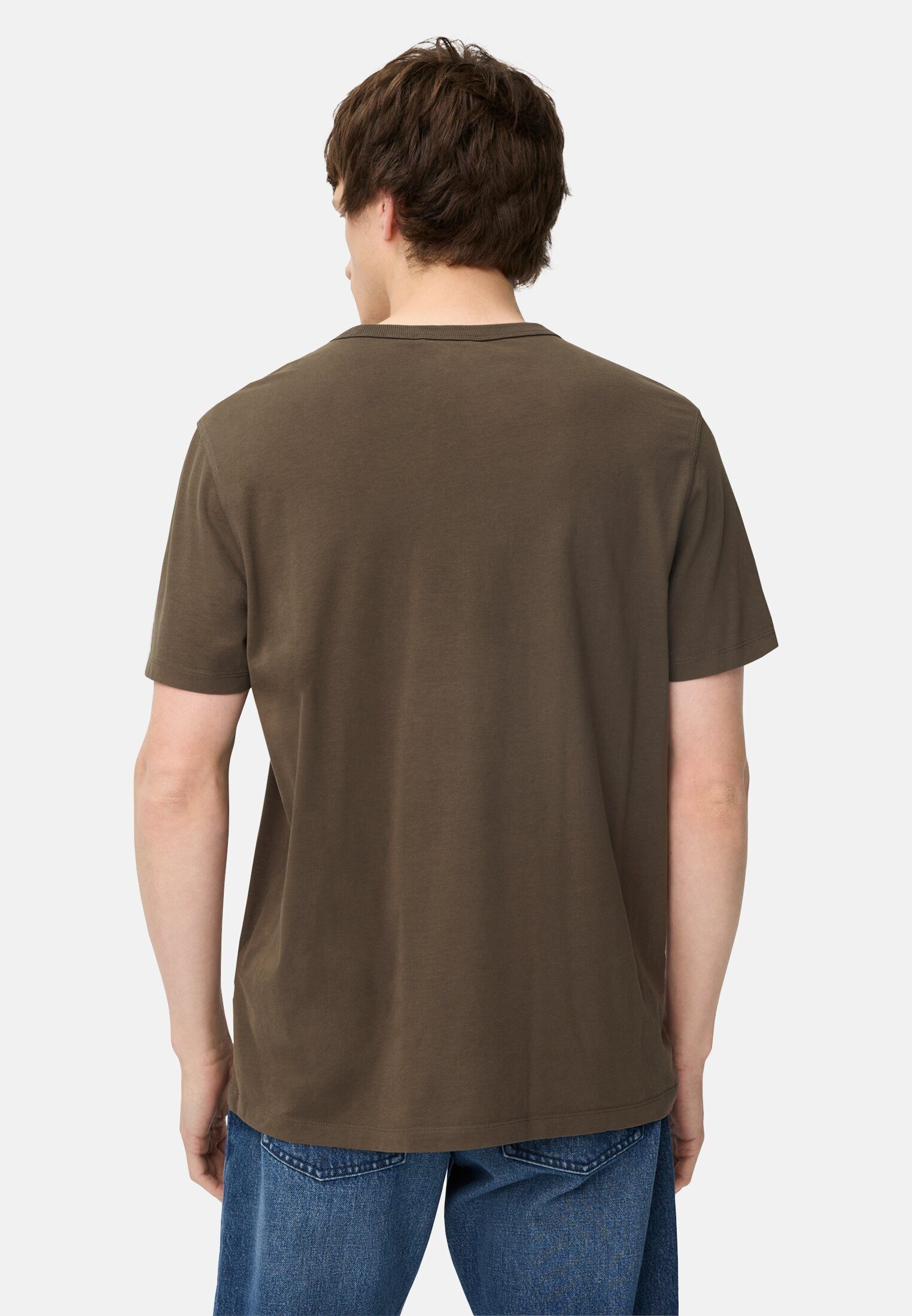 camel active Print-Shirt mit Rundhalsausschnitt Kurzarm