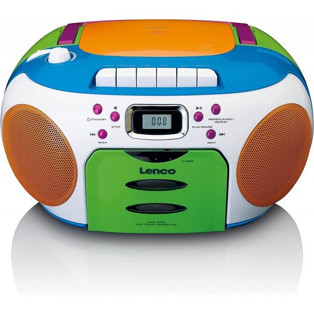 Lenco SCD 971 CD Kassetten Player für Kinder mehrfarbig CD Player (CD, UKW Radio)  - Onlineshop OTTO