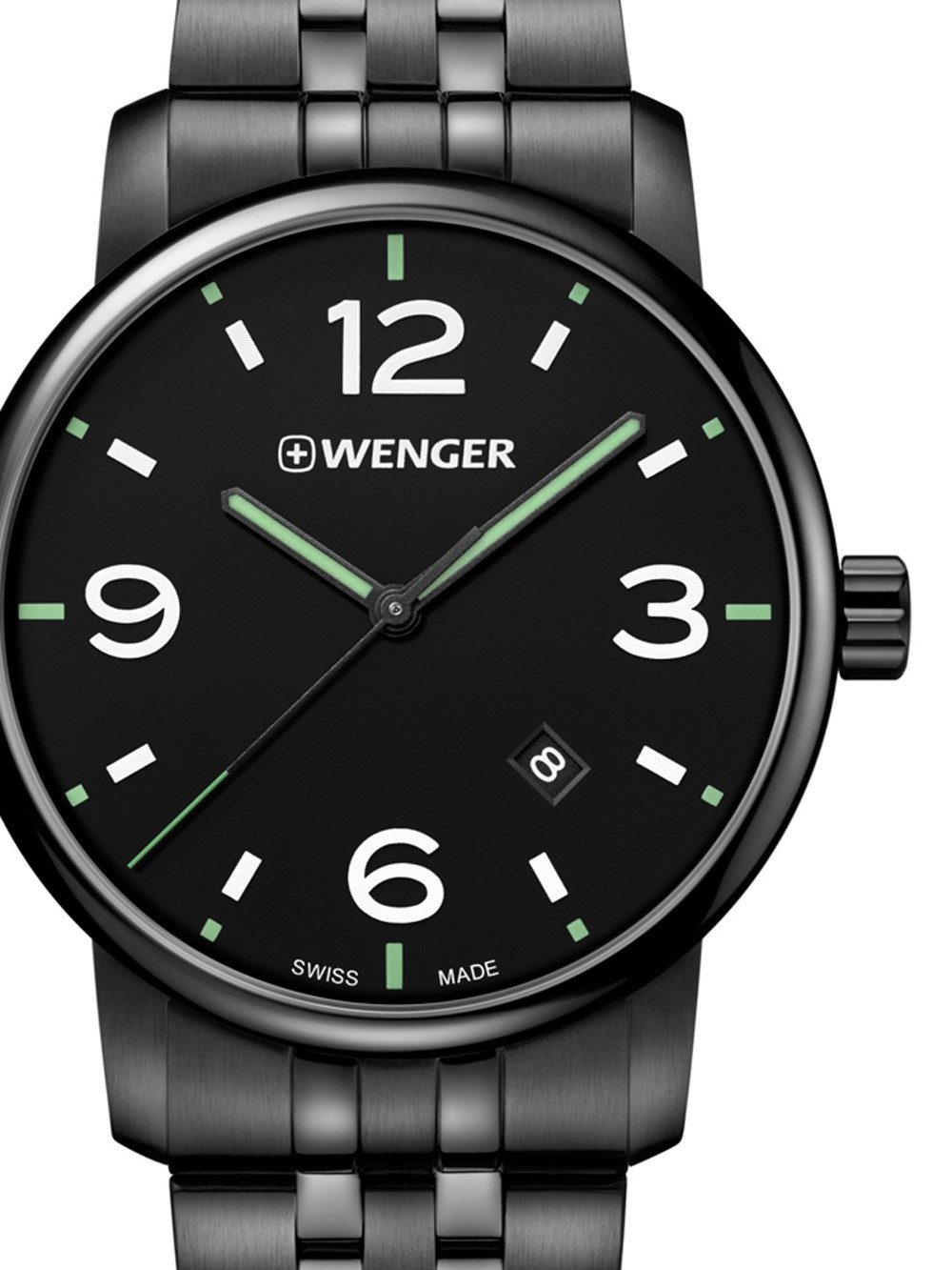 Quarzuhr Wenger 01.1741.119 Urban Metropolitan Herrenuhr 42mm 10ATM Wenger 01.1741.119 Urban Metropolitan Herrenuhr 42mm 10ATM