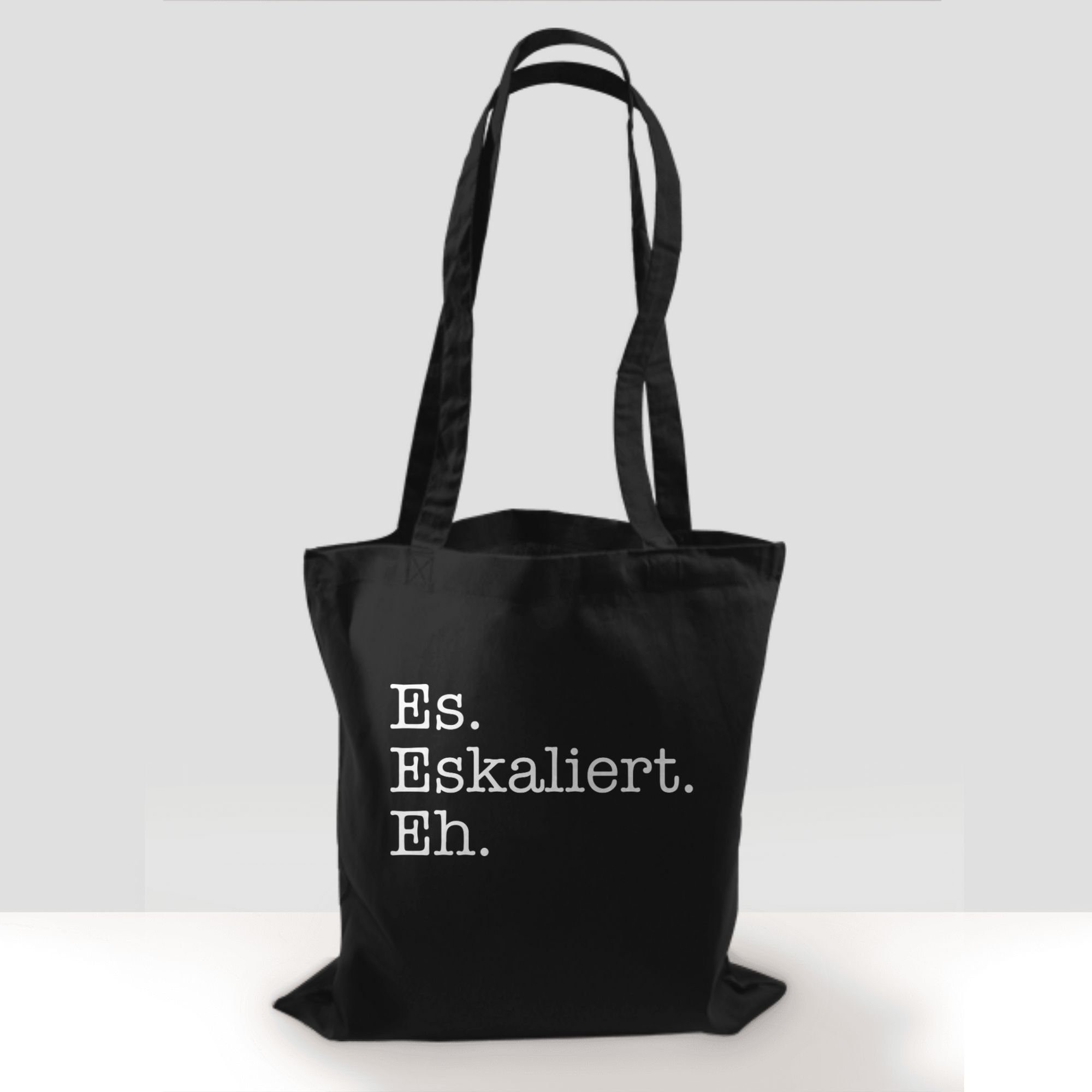 Party Shirtracer Alkohol & Schwarz eskaliert Umhängetasche Es eh, 1