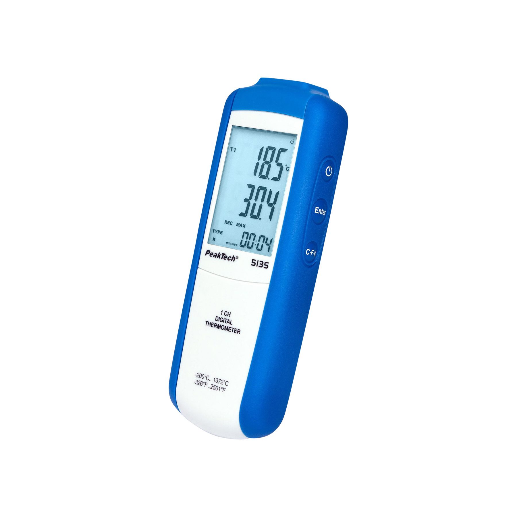 PeakTech Thermodetektor PEAKTECH Digital Thermometer P 5135
